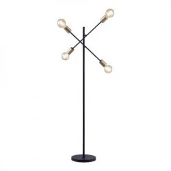 Lampea Lampadaires Lampadaire Industriel En Noir 150 Cm