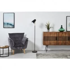 Lampea Lampadaires Lampadaire Industriel En Noir 150 Cm -Lampadaires || Lustres || Guirlandes et décorations lumineuses Soldes lampadaire industriel en noir 150 cm 7