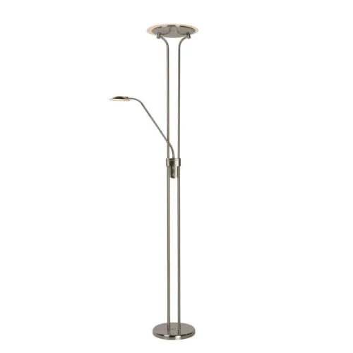 Lucide Lampadaires Lampadaire LED Avec Liseuse Métal H180cm 3 Lucide Lampadaires Lampadaire LED Avec Liseuse Métal H180cm