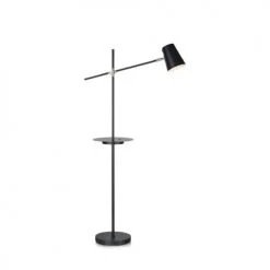 Markslöjd Lampadaires Lampadaire Liseuse Avec Tablette Et Port USB Noir H144cm