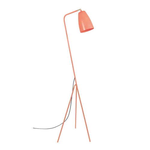 Tosel Lampadaires Lampadaire Liseuse Métal Orange 3 Tosel Lampadaires Lampadaire Liseuse Métal Orange