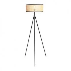 Jardideco Lampadaires Lampadaire Métal Bambou Noir H150cm -Lampadaires || Lustres || Guirlandes et décorations lumineuses Soldes lampadaire metal bambou noir h150cm 4