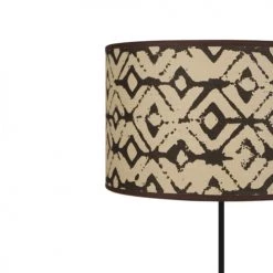 Tosel Lampadaires Lampadaire Métal Noir Et Marron -Lampadaires || Lustres || Guirlandes et décorations lumineuses Soldes lampadaire metal noir et marron 2