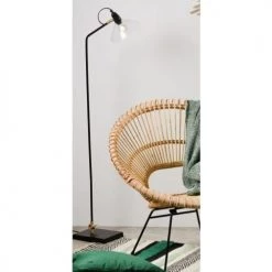 Zago Lampadaires Lampadaire Métal Noir Et Verre -Lampadaires || Lustres || Guirlandes et décorations lumineuses Soldes lampadaire metal noir et verre 2