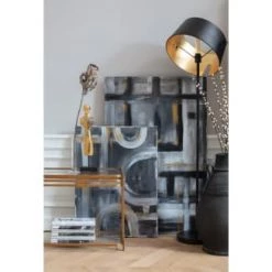 Woood Lampadaires Lampadaire Métal Noir Lampe Sur Pied -Lampadaires || Lustres || Guirlandes et décorations lumineuses Soldes lampadaire metal noir lampe sur pied 1