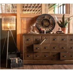 Meubles & Design Lampadaires Lampadaire Moderne En Métal Antique -Lampadaires || Lustres || Guirlandes et décorations lumineuses Soldes lampadaire moderne en metal antique 4