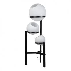 Deladeco Lampadaires Lampadaire Moderne En Métal Blanc 140 Cm