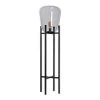 Deladeco Lampadaires Lampadaire Moderne En Métal Noir 130 Cm 1 Deladeco Lampadaires Lampadaire Moderne En Métal Noir 130 Cm -Lampadaires || Lustres || Guirlandes et décorations lumineuses Soldes lampadaire moderne en metal noir 130 cm