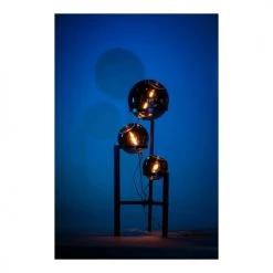 Deladeco Lampadaires Lampadaire Moderne En Métal Noir 140 Cm -Lampadaires || Lustres || Guirlandes et décorations lumineuses Soldes lampadaire moderne en metal noir 140 cm 2