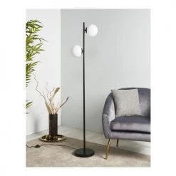 Lampea Lampadaires Lampadaire Moderne En Noir 160 Cm -Lampadaires || Lustres || Guirlandes et décorations lumineuses Soldes lampadaire moderne en noir 160 cm 3