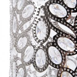 Beliani Lampadaires Lampadaire Nickel -Lampadaires || Lustres || Guirlandes et décorations lumineuses Soldes lampadaire nickel 3