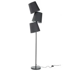 Beliani Lampadaires Lampadaire Noir