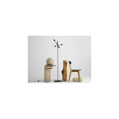 Custom Form Lampadaires Lampadaire Noir 4 Lumières 4 Custom Form Lampadaires Lampadaire Noir 4 Lumières – Image 2