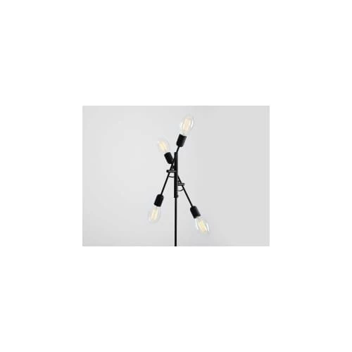 Custom Form Lampadaires Lampadaire Noir 4 Lumières 6 Custom Form Lampadaires Lampadaire Noir 4 Lumières – Image 4