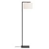 It's About Romi Lampadaires Lampadaire Noir Et Abat-jour Blanc H160cm -Lampadaires || Lustres || Guirlandes et décorations lumineuses Soldes lampadaire noir et abat jour blanc h160cm