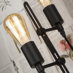 It's About Romi Lampadaires Lampadaire Noir H152cm -Lampadaires || Lustres || Guirlandes et décorations lumineuses Soldes lampadaire noir h152cm 2