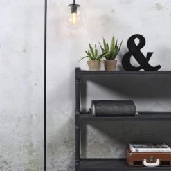 It's About Romi Lampadaires Lampadaire Noir H156cm -Lampadaires || Lustres || Guirlandes et décorations lumineuses Soldes lampadaire noir h156cm 1