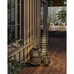 Kare Design Lampadaires Lampadaire Oriental En Acier H120 -Lampadaires || Lustres || Guirlandes et décorations lumineuses Soldes lampadaire oriental en acier h120 1