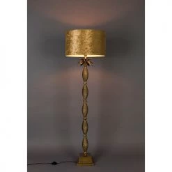 Dutchbone Lampadaires Lampadaire Palmier En Métal Or -Lampadaires || Lustres || Guirlandes et décorations lumineuses Soldes lampadaire palmier en metal or 3
