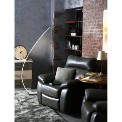 ATHM DESIGN Lampadaires Lampadaire Pied Métal Blanc -Lampadaires || Lustres || Guirlandes et décorations lumineuses Soldes lampadaire pied metal blanc 6