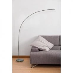 ATHM DESIGN Lampadaires Lampadaire Pied Métal Blanc -Lampadaires || Lustres || Guirlandes et décorations lumineuses Soldes lampadaire pied metal gris 2