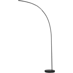 ATHM DESIGN Lampadaires Lampadaire Pied Métal Noir -Lampadaires || Lustres || Guirlandes et décorations lumineuses Soldes lampadaire pied metal noir 8