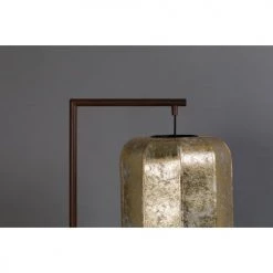 Dutchbone Lampadaires Lampadaire Style Lanterne Japonaise Or -Lampadaires || Lustres || Guirlandes et décorations lumineuses Soldes lampadaire style lanterne japonaise or 4