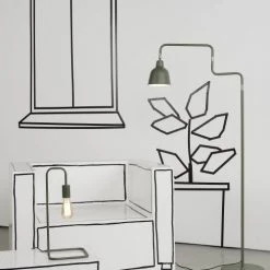 It's About Romi Lampadaires Lampadaire Sur Pied Vert H150cm 9 It's About Romi Lampadaires Lampadaire Sur Pied Vert H150cm -Lampadaires || Lustres || Guirlandes et décorations lumineuses Soldes lampadaire sur pied vert h150cm 1