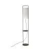 Wadiga Lampadaires Lampadaire Table En Métal Noir Et Abat-jour Blanc H150cm -Lampadaires || Lustres || Guirlandes et décorations lumineuses Soldes lampadaire table en metal noir et abat jour blanc h150cm