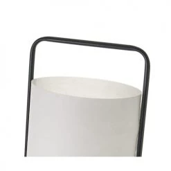 Wadiga Lampadaires Lampadaire Table En Métal Noir Et Abat-jour Blanc H150cm -Lampadaires || Lustres || Guirlandes et décorations lumineuses Soldes lampadaire table en metal noir et abat jour blanc h150cm 4