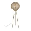 Dutchbone Lampadaires Lampadaire Trépied Avec Abat-jour En Métal Or -Lampadaires || Lustres || Guirlandes et décorations lumineuses Soldes lampadaire trepied avec abat jour en metal or