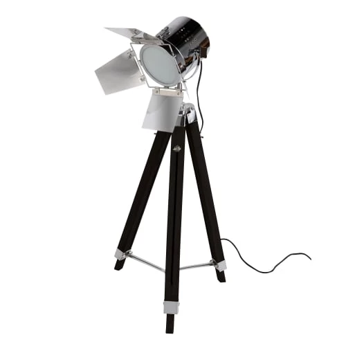 Rendez Vous Déco Lampadaires Lampadaire Trépied En Bois Noir Et Abat-jour En Métal 8 Rendez Vous Déco Lampadaires Lampadaire Trépied En Bois Noir Et Abat-jour En Métal – Image 6