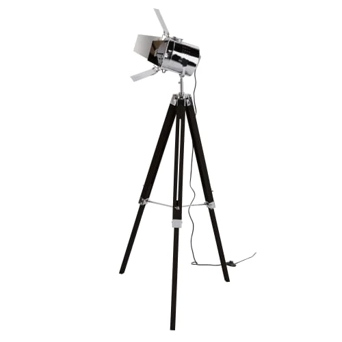 Rendez Vous Déco Lampadaires Lampadaire Trépied En Bois Noir Et Abat-jour En Métal 3 Rendez Vous Déco Lampadaires Lampadaire Trépied En Bois Noir Et Abat-jour En Métal