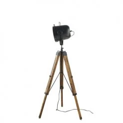 Maisons Du Monde Lampadaires Lampadaire Trépied En Manguier Et Métal Noir H130