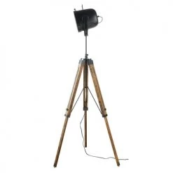 Maisons Du Monde Lampadaires Lampadaire Trépied En Manguier Et Métal Noir H130 -Lampadaires || Lustres || Guirlandes et décorations lumineuses Soldes lampadaire trepied en manguier et metal noir h130 1000 12 37 191466 3