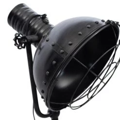 Bepurehome Lampadaires Lampadaire Trépied Métal Noir Lampe Sur Pied -Lampadaires || Lustres || Guirlandes et décorations lumineuses Soldes lampadaire trepied metal noir lampe sur pied 4