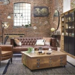 Maisons Du Monde Lampadaires Lampadaire Trépied Projecteur En Métal Doré Et Verre H127 -Lampadaires || Lustres || Guirlandes et décorations lumineuses Soldes lampadaire trepied projecteur en metal dore et verre h127 1000 1 21 202233 4