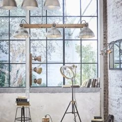 Maisons Du Monde Lampadaires Lampadaire Trépied Projecteur En Métal Doré Et Verre H127 -Lampadaires || Lustres || Guirlandes et décorations lumineuses Soldes lampadaire trepied projecteur en metal dore et verre h127 1000 1 21 202233 6