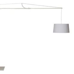Frau Maier Lampadaires Lampadaire Variateur D'intensité Blanc H220cm -Lampadaires || Lustres || Guirlandes et décorations lumineuses Soldes lampadaire variateur d intensite blanc h220cm 4