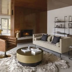 Maisons Du Monde Lampadaires Lampadaire Vintage En Métal Doré H140 -Lampadaires || Lustres || Guirlandes et décorations lumineuses Soldes lampadaire vintage en metal dore h140 1000 4 14 189639 8