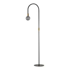 Lampea Lampadaires Lampadaire Vintage En Métal Noir 180 Cm -Lampadaires || Lustres || Guirlandes et décorations lumineuses Soldes lampadaire vintage en metal noir 180 cm 2