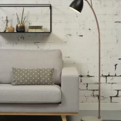 It's About Romi Lampadaires Lampadaire Vintage Noir H144cm -Lampadaires || Lustres || Guirlandes et décorations lumineuses Soldes lampadaire vintage noir h144cm 2