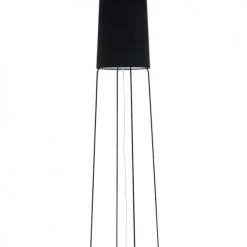 Frau Maier Lampadaires Lampe à Poser Slimsophie Tissus Noir 33x176x33 Cm -Lampadaires || Lustres || Guirlandes et décorations lumineuses Soldes lampe a poser slimsophie tissus noir 33x176x33 cm 2