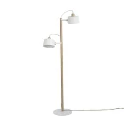 DIZY Design Lampadaires Luminaire à Poser Avec 2 Abat-jours En Chêne Et Métal Noir 11 DIZY Design Lampadaires Luminaire à Poser Avec 2 Abat-jours En Chêne Et Métal Noir -Lampadaires || Lustres || Guirlandes et décorations lumineuses Soldes luminaire a poser avec 2 abat jours en chene et metal blanc