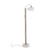 DIZY Design Lampadaires Luminaire à Poser Chêne Et Métal Blanc -Lampadaires || Lustres || Guirlandes et décorations lumineuses Soldes luminaire a poser chene et metal blanc