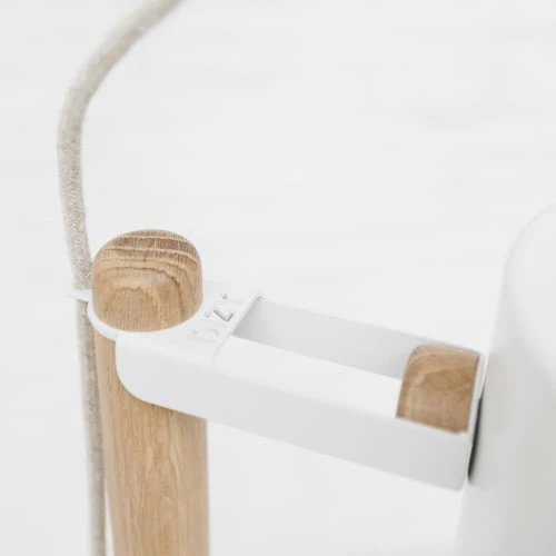 DIZY Design Lampadaires Luminaire à Poser Chêne Et Métal Blanc 6 DIZY Design Lampadaires Luminaire à Poser Chêne Et Métal Blanc – Image 4