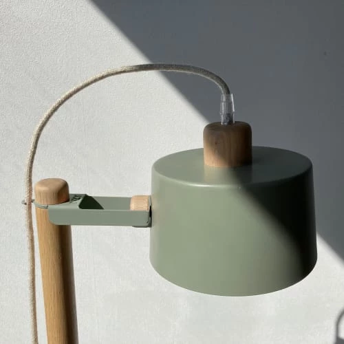 DIZY Design Lampadaires Luminaire à Poser Chêne Et Métal Terracotta 6 DIZY Design Lampadaires Luminaire à Poser Chêne Et Métal Terracotta – Image 4