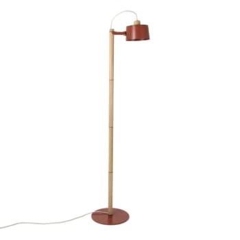 DIZY Design Lampadaires Luminaire à Poser Chêne Et Métal Terracotta 8 DIZY Design Lampadaires Luminaire à Poser Chêne Et Métal Terracotta – Image 6