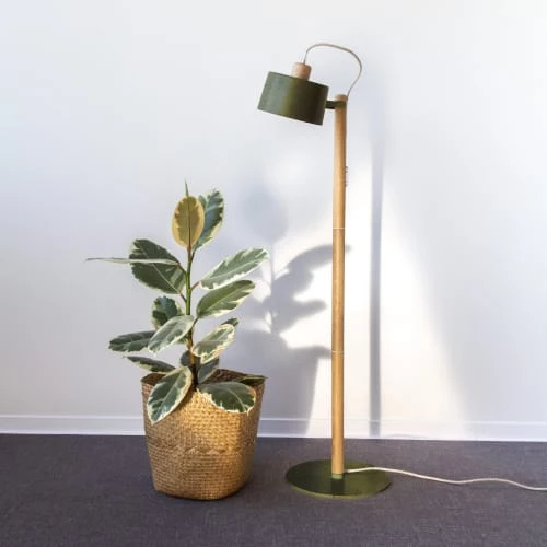 DIZY Design Lampadaires Luminaire à Poser Chêne Et Métal Vernis BRUT 4 DIZY Design Lampadaires Luminaire à Poser Chêne Et Métal Vernis BRUT – Image 2